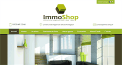 Desktop Screenshot of immo-shop.fr