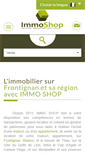 Mobile Screenshot of immo-shop.fr